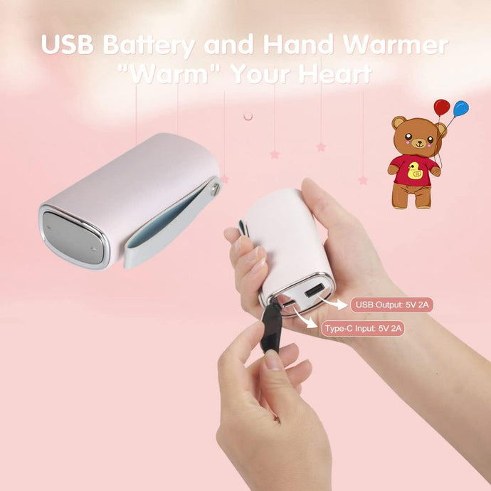 Embrace Warmth Anywhere with the 10000mAh Rechargeable Hand Warmer: A Winter Essential for Every Outdoor Enthusiast