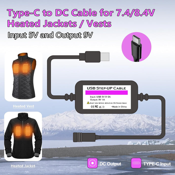 How to Use a Power Bank to Power Your Heated Jacket with an Adapter Cable