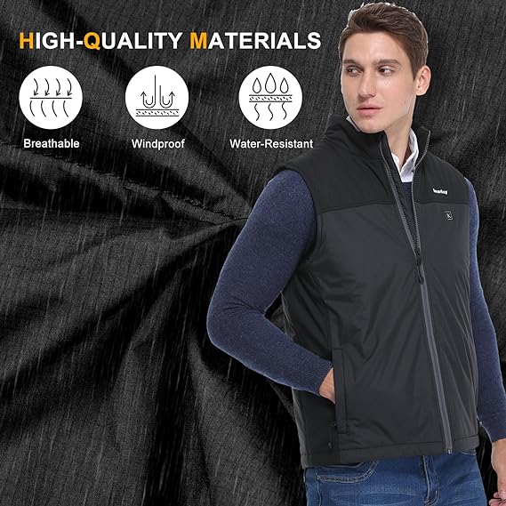 Embrace the Cold with the Ultimate Men's Heated Vest: A Winter Essential