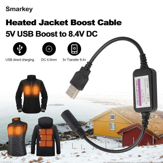 Find Your Warmth this Winter with the Heated Jacket Step-Up Cable