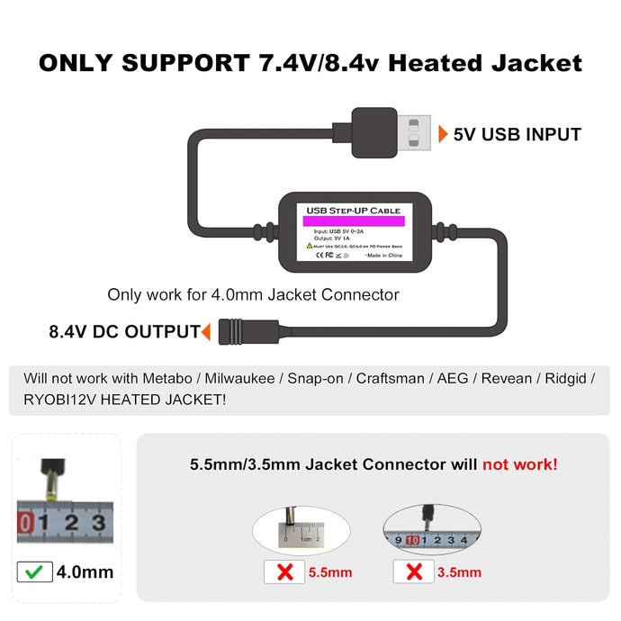 Power Bank Compatibility Guide for 8.4V Heated Apparel