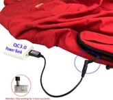 A Heated Jacket Adapter Charger USB Plug Cable : Free Your Heated Jacket from Power Outlet Constraints for Warmth Anywhere!