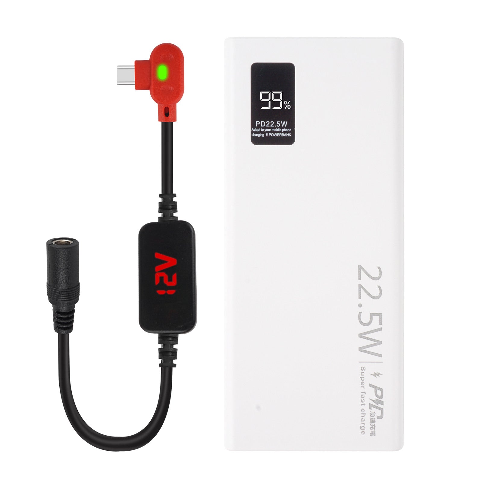 Smarkey Heated Jacket Battery Replacement 12V QC3.0 PD Power Bank with Type C to DC - Battery Heated Jacket