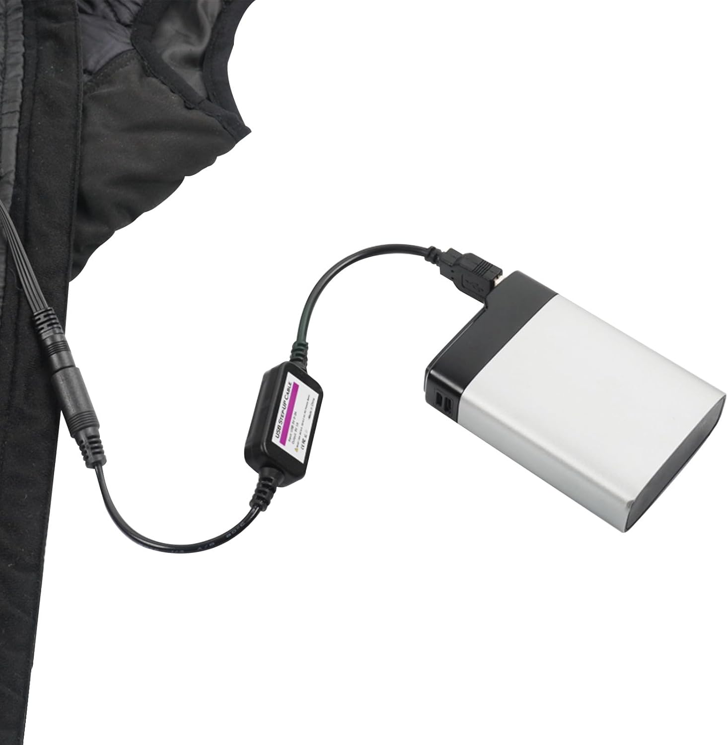 Smarkey Heated Jacket Battery Step-Up Charger Cable 5v USB to 8.4v 12W - Battery Heated Jacket