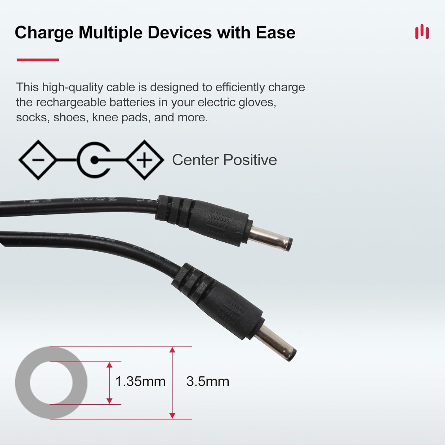 Smarkey 8.4v Heated Glove Charger for Insole Socks Jacket Battery Charging - Battery Heated Jacket