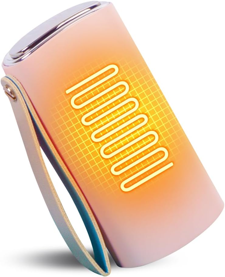 Smarkey Rechargeable Hand Warmer Electric Handwarmers Hot Pocket Warmer Portable Heating Battery 10000mAh USB Heated Jacket Battery Power Bank Winter Gift for Women - Battery Heated Jacket