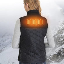 Charger l&#39;image dans la galerie, Smarkey Women&#39;s Battery Heated Jacket with 1pc 5000mah and Charger