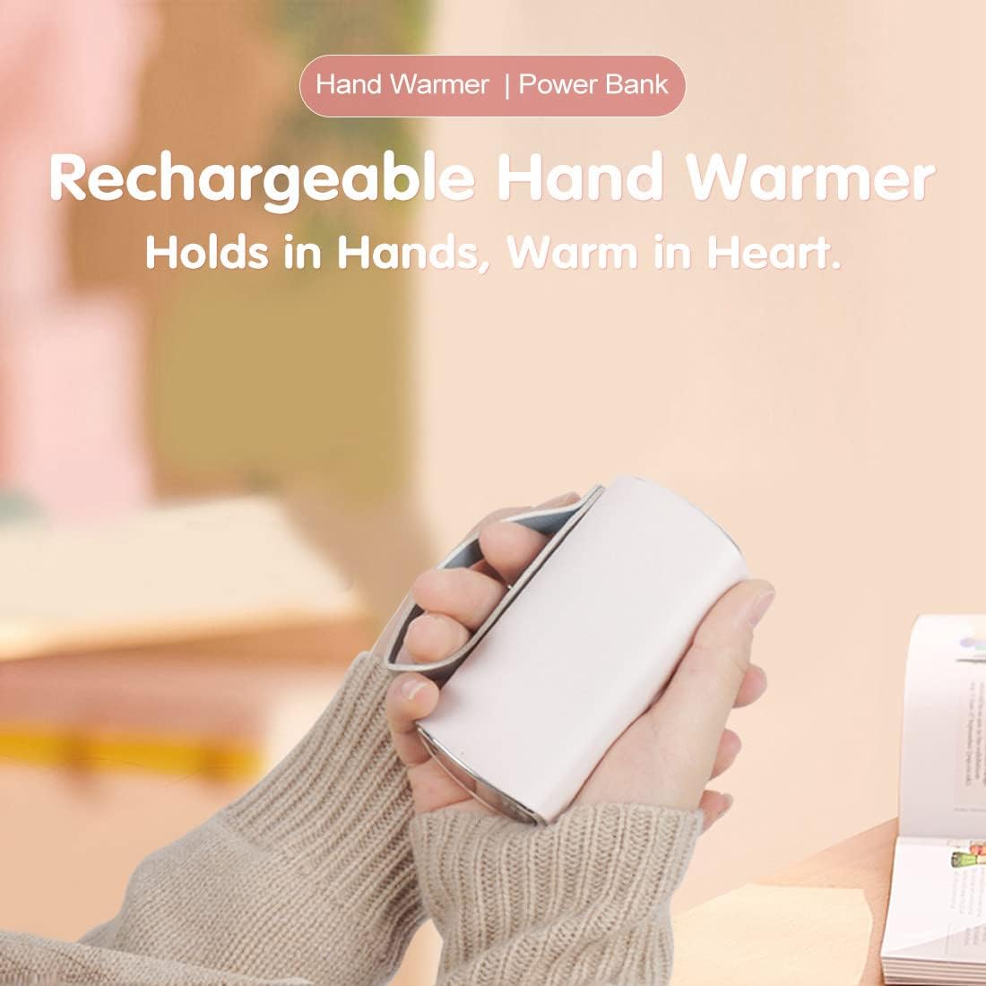 Smarkey Rechargeable Hand Warmer Electric Handwarmers Hot Pocket Warmer Portable Heating Battery 10000mAh USB Heated Jacket Battery Power Bank Winter Gift for Women - Battery Heated Jacket