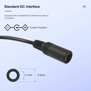 Smarkey Heated Jacket Step-up Magic Adapter Cable Compatible with 12V Metabo, M12, Milwaukee, Dewalt, Makita, Snap-on, Revean, Craftsman, AEG Heated Gear