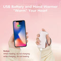 Smarkey Rechargeable Hand Warmer Electric Handwarmers Hot Pocket Warmer Portable Heating Battery 10000mAh USB Heated Jacket Battery Power Bank Winter Gift for Women - Battery Heated Jacket