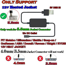 将图片加载到图库查看器，Smarkey Heated Jacket Adapter Charger USB Plug Cable for Milwaukee, Dewalt, Revean, Snap-on, Metabo, Craftsman, AEG, Makita (Easy for Travelling and Outdoor)