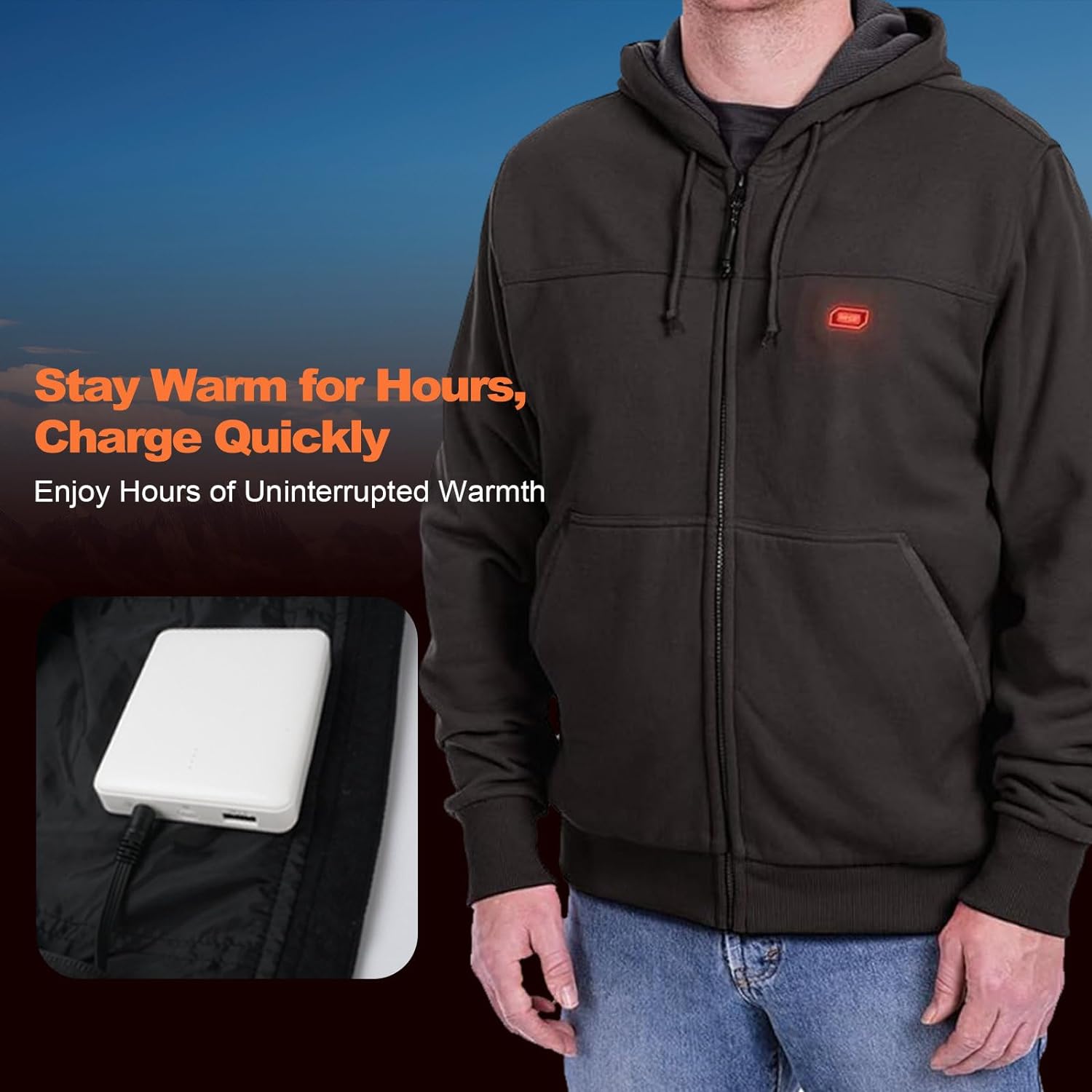 12v 3200mAh Heated Jacket Battery