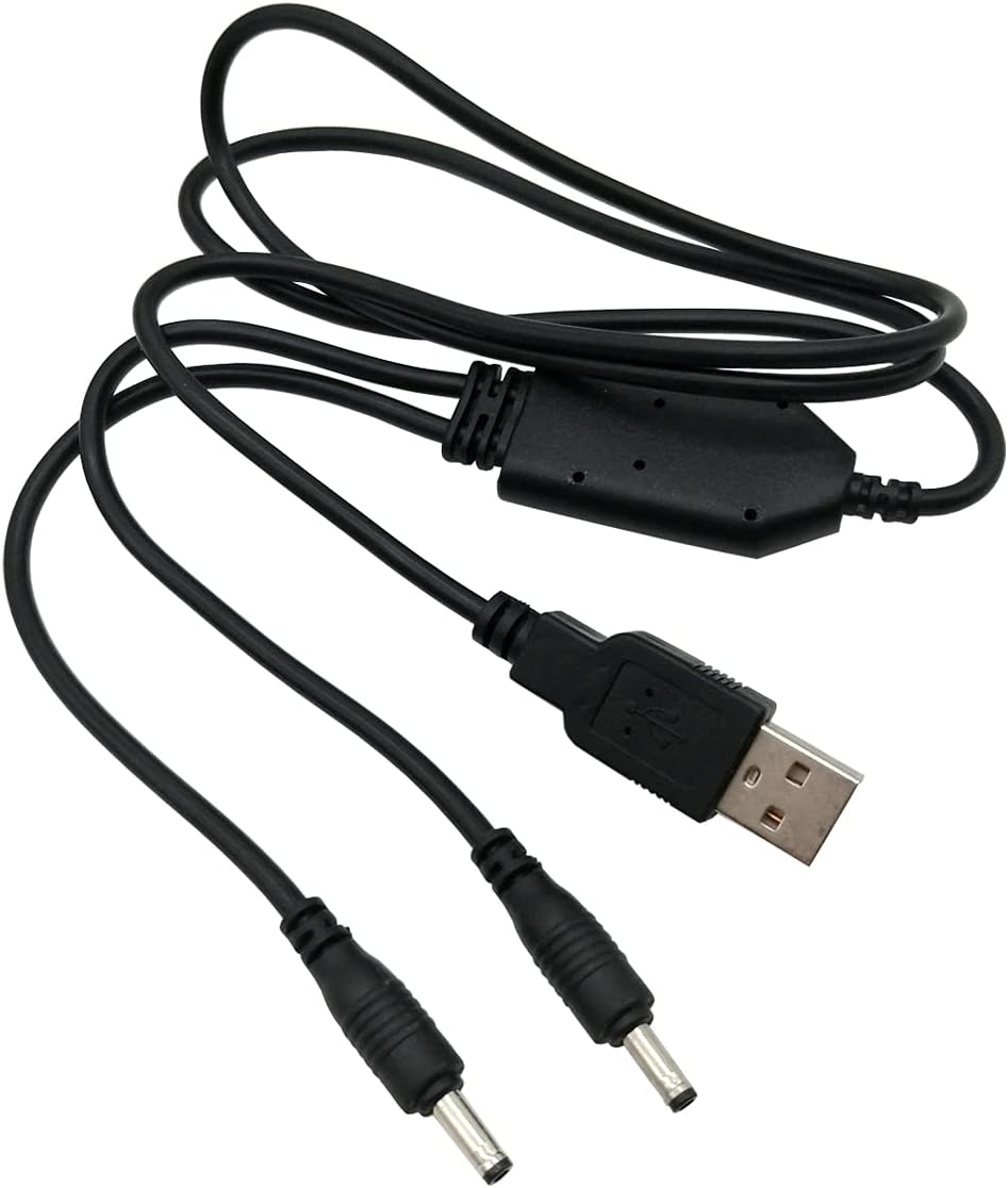 Smarkey 4.2V Heated Gloves Charger USB Adapter Cable for Batteries Charging - Battery Heated Jacket