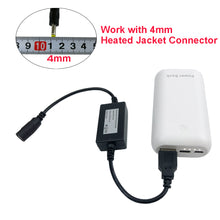 将图片加载到图库查看器，Smarkey Heated Jacket Battery Step-Up Charger Cable for Heated Jackets, Heated Hoodies and Heated Vests (5v USB Transfer 8.4v)