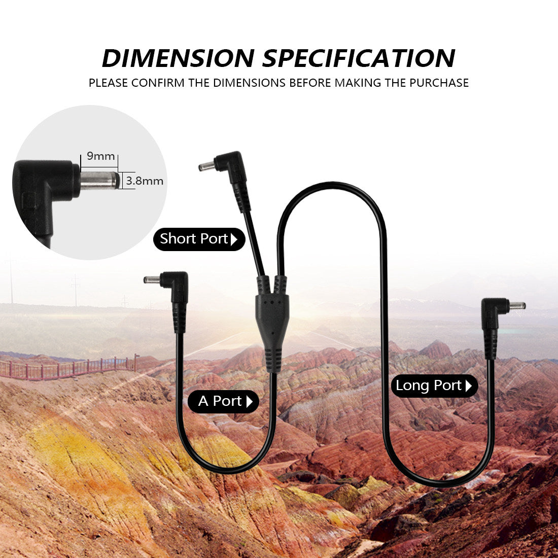 DC cable connector between fan and power bank